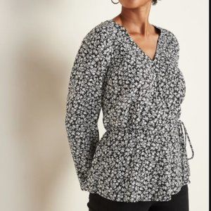 Long Sleeve Wrap Top